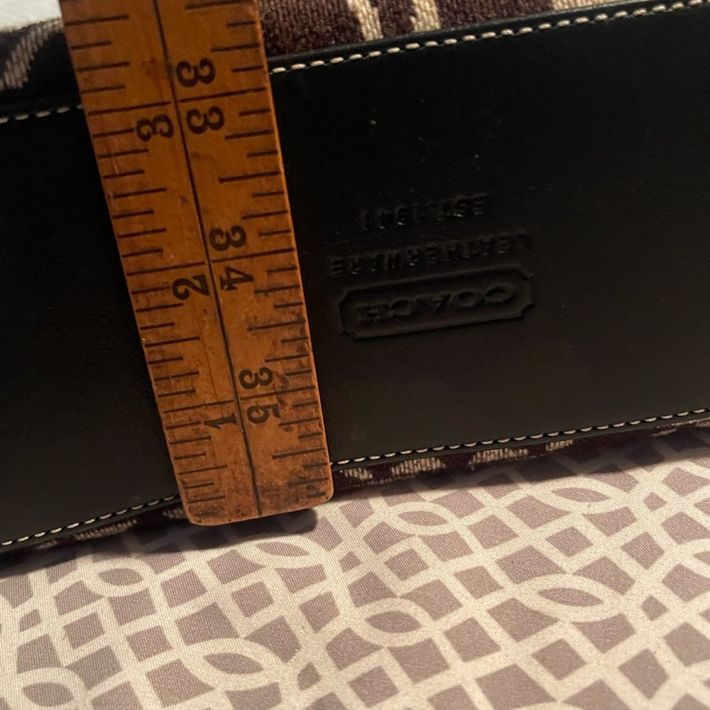 Coach Brown and Cream Shoulder Bag - Picture 15 of 16